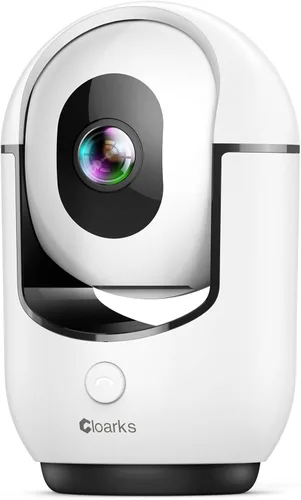 Miniatura 7 de Cloarks Cámara de seguridad panorámica/inclinable 2K, cámaras de interior WiFi para seguridad del hogar con detección de movimiento AI, cámara