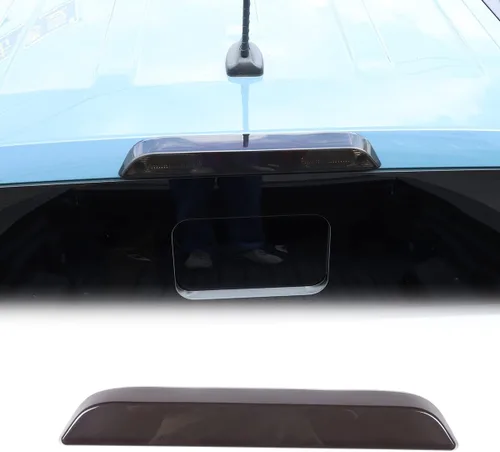 Tercera luz de freno trasera negra ABS para Ford Maverick 2022 2023 3er centro de freno de montaje alto lámpara de parada cubierta accesorios