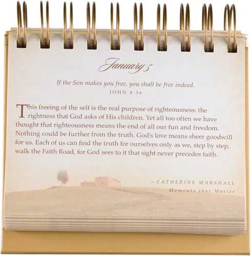 Miniatura 3 de Dios promesas día a día: 365 días de pensamientos inspiradores - Un iluminador de día inspirador de Dayspring - Calendario perpetuo