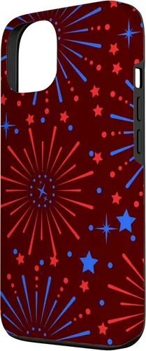 Miniatura 2 de Funda patriótica para iPhone 13 4 de julio con la bandera de Estados Unidos y la independencia de Estados Unidos