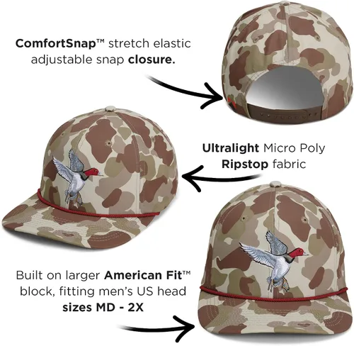 Miniatura 4 de Paramount Outdoors - Colección de gorras deportivas para hombre para caza y pesca con ComfortSnap