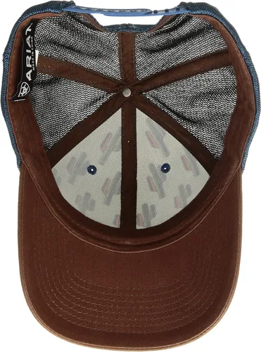 Miniatura 3 de ARIAT Serape Cactus Mesh Snap Gorra para mujer blancoazul talla única BlancoAzul