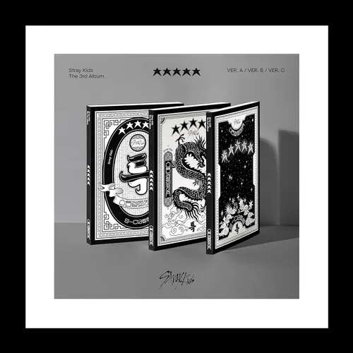 Stray Kids 5-STAR, El 3er Álbum, CD + Libro de Fotos + Mini Póster en el Paquete + Tarjeta de Foto (Aleatoria Estándar)