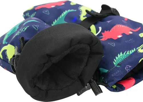 Miniatura 16 de Zando Guantes de invierno para niños pequeños, guantes de esquí impermeables para niños, guantes de nieve cálidos para niños y niñas