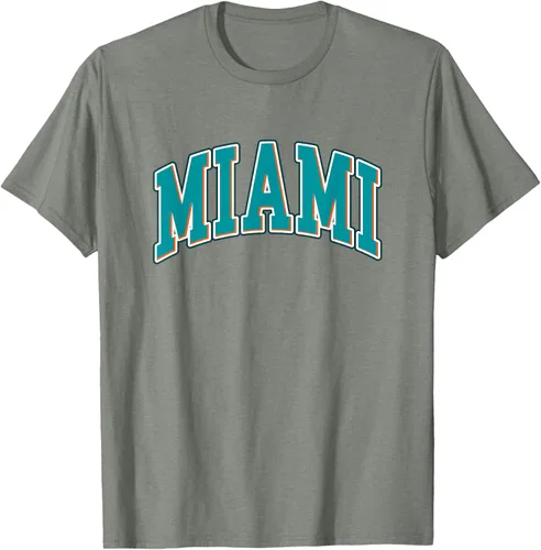 Miniatura 26 de Miami - Hometown Pride - Diseño retro - Camiseta clásica