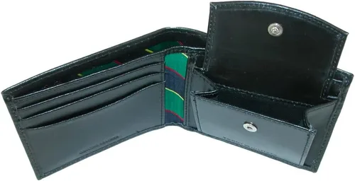 Miniatura 3 de Tommy Hilfiger Cartera Fordham plegable de cuero para hombre con bolsillo para monedas, Negro