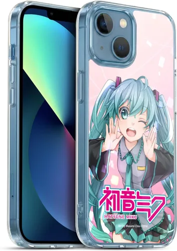 Miniatura 169 de Head Case Designs Licencia Oficial Hatsune Miku Gráficos Lindos Carcasa de Gel [Protección de Grado Militar] Compatible con Apple iPhone 7
