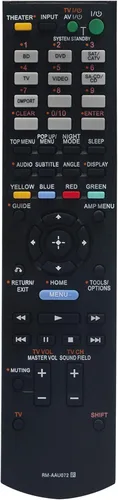 Miniatura 2 de RM-AAU072 Reemplazo remoto apto para Sony Audio/Video AV receptor sistema de cine en casa HTC-T150 1-487-612-11 HTCT150HP HT-CT150HP SS-CT150