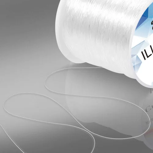 Miniatura 4 de Anezus Alambre de pesca para colgar, línea de pesca transparente, cuerda invisible, línea de monofilamento fuerte para colgar decoraciones