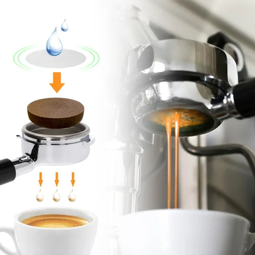 Miniatura 5 de Aieve Filtro de papel para espresso compatible con cafetera Breville Barista, 54 mm Filtro de papel para portafiltro Filtro de disco para espresso