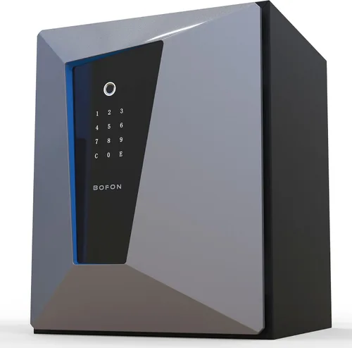 Miniatura 14 de Caja fuerte para el hogar, caja fuerte con contraseña de huellas dactilares con llave, gabinetes SafeBox para el hogar, caja de seguridad, caja 2.1