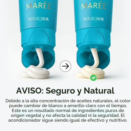 Miniatura 11 de MAREE Acondicionador para cabello para mujeres y hombres – Acondicionador profundo hidratante hidratante color seguro – Hidratante para cabello