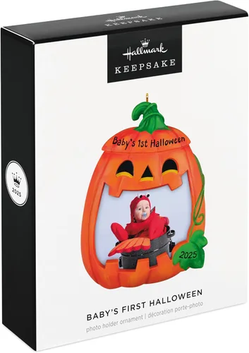 Miniatura 5 de Hallmark Keepsake Adorno de Halloween 2025, primer marco de fotos de Halloween 2025, decoraciones de Halloween