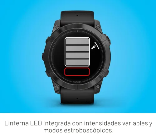 Miniatura 5 de Garmin epix Pro (Gen 2), 51mm, reloj inteligente de alto rendimiento, tecnología de entrenamiento avanzada, linterna incorporada, negro Gris pizarra