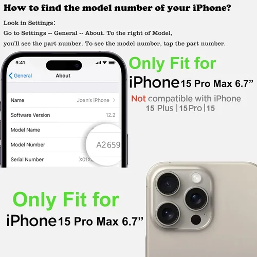 Miniatura 2 de J.west - Funda compatible con iPhone 15 Pro Max de 6.7 pulgadas, elegante y transparente, con estampado de leopardo y guepardo, diseño nacarado