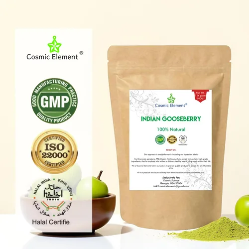 Miniatura 4 de Cosmic Element Amla en polvo orgánico 100% puro para el crecimiento del cabello, rico en vitamina C, polvo de amalaki para la salud de la piel