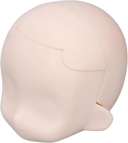 Cabeza de muñeca en blanco, cabeza de muñeca articulada de silicona de repuesto, exquisita para muñeca articulada de bola de 1/12 (súper blanco)
