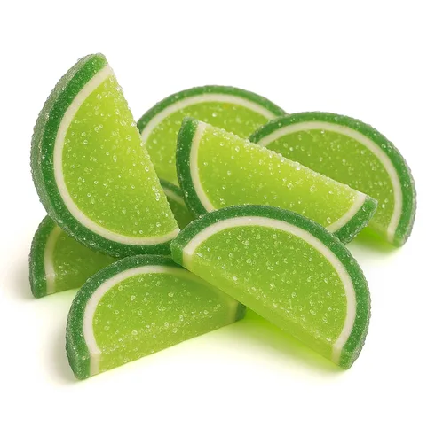 Miniatura 5 de NY Spice Shop Rebanadas de fruta de manzana – 1 libra de sabor cítrico masticable de gelatina de fruta de caramelo – Manzanas en rodajas a