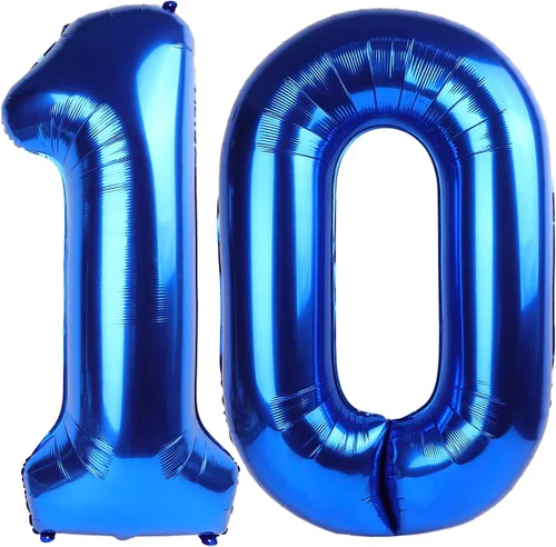 Miniatura 269 de Globo de cumpleaños número 4 dorado de 40 pulgadas, globos gigantes del número cuatro 14 24 34 40 44 2024, globos grandes de lámina de mylar para Oro