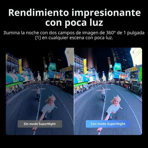 Miniatura 4 de DJI Osmo 360 Combo de Casco de Tercera Persona, Cámara 360 con Imágenes de 1 Pulgada a 360°, Video 360° Nativo 8K, Video Boost de 4K/120fps y 170°