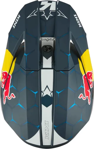 Miniatura 4 de Casco MX3 MX Kini Red Bull 1.0 Adulto Azul/Blanco Talla Grande