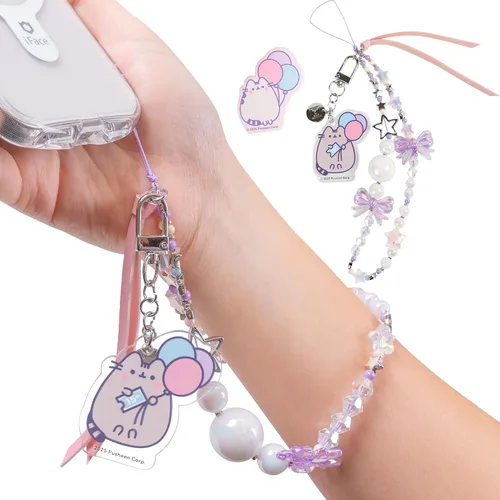 Miniatura 4 de Pusheen - Funda compatible con AirPods Pro [Pusheen & Stormy] + dije de teléfono Pusheen [15 aniversario]
