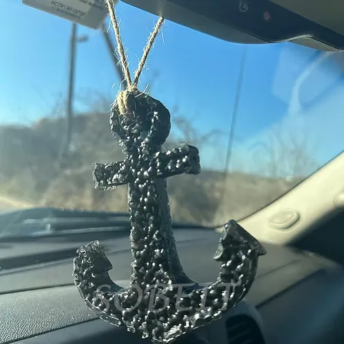 Miniatura 3 de SOBEIT Molde Freshie de silicona para coche, molde de silicona para freshie, molde de resina epoxi de silicona para hacer aromas de cuentas, velas