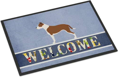 Miniatura 40 de Caroline's Treasures BB8321JMAT - Felpudo de bienvenida Berger Picard de 24 x 36 pulgadas, tapete azul para puerta delantera, para interiores