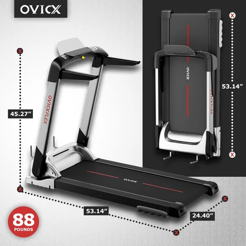 Miniatura 3 de OVICX Cinta de correr plegable para apartamento en casa