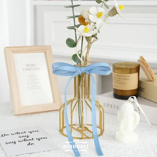 Miniatura 5 de Cinta de grogrén azul polvoriento, 3/8 de pulgada, 100 yardas, cinta de tela azul sólido para manualidades, envoltura de regalos, lazos para el Azul