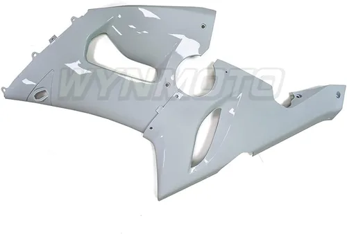 Miniatura 6 de Kit completo de carenado blanco brillante apto para Kawasaki 2005 2006 ZX6R 636 05 06 ZX-6R molde de inyección de plástico ABS Carrocería ZX636R 05