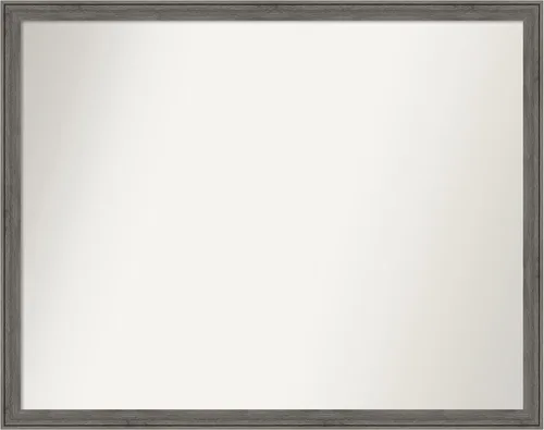 Miniatura 555 de Amanti Art Espejo personalizado, espejo de baño gris plomo a rayas, espejo de pared o espejo de tocador de baño sobre el fregadero