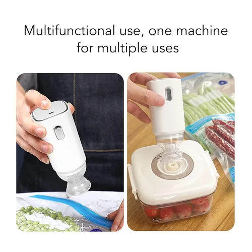 Miniatura 4 de Bomba de aire eléctrica Bomba de bolsa de vacío automática Bomba de compresión sellada al vacío Bomba de aire recargable USB para impresión 3D