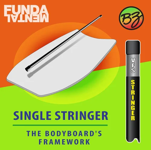 Miniatura 6 de BZ Bodyboards - Bodyboard fundamental - Pilotos avanzados - Zero-G Polypro Core - Surlyn Slick - Cubierta de celda H de 8 libras - Cola creciente
