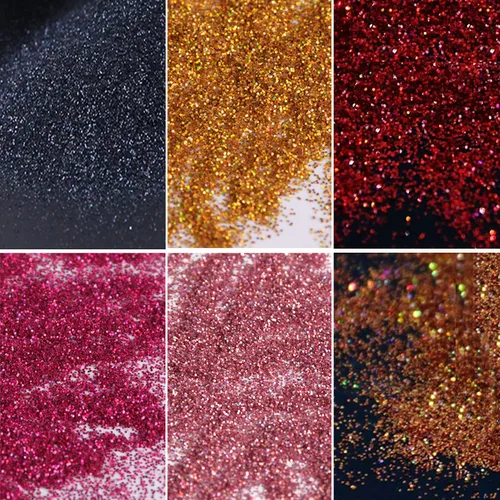 Miniatura 7 de Polvo de uñas láser de 12 colores, pigmentos holográficos con purpurina de camaleón, cromado, diseño de uñas, para mujeres y niñas, consejos