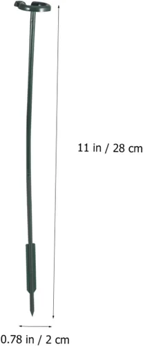 Miniatura 5 de 6 estacas de soporte para orquídeas, palos de soporte de plantas verdes para plantas en maceta, flores, verduras, evita que se doblen y se rompan