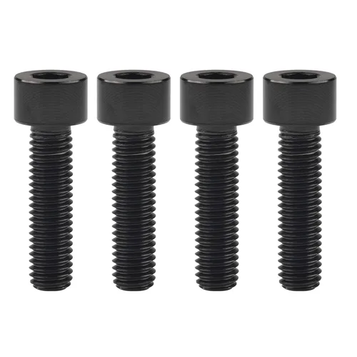 Miniatura 58 de Tornillos de titanio Ti M8 x15 20 25 30 35 40 45 50 60 2.756 in 0.049 in de paso hexagonal Allen Tornillos de cabeza hueca paquete de 4