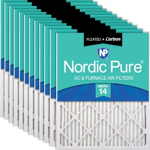 Miniatura 53 de Nordic Pure Filtros de aire para horno MERV 6 de 18 x 25 x 1 pulgadas (tamaño real: 17 1/2 x 24 1/2 x 3/4), color verde poliéster MERV 6, reduce