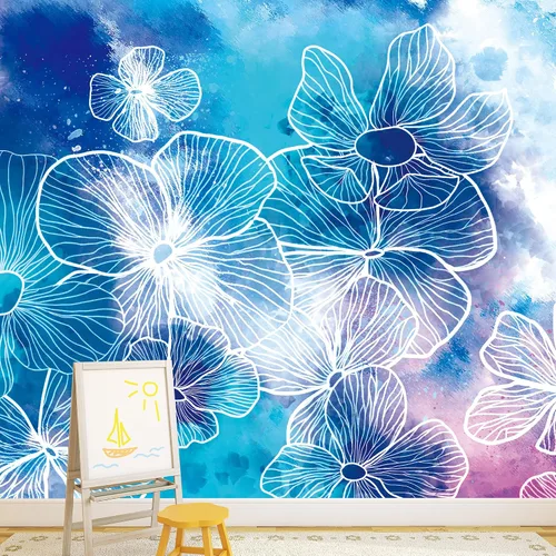 Miniatura 20 de NWT Murales de pared para dormitorio, hermoso diseño de imagen, papel tapiz extraíble, calcomanías de pared para despegar y pegar, 66 x 96 pulgadas