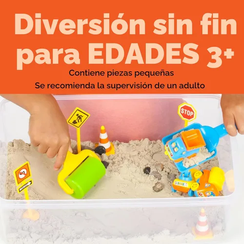 Miniatura 7 de Creativity for Kids Cubo Sensorial: Juego de Zona de Construcción - Actividades de Aprendizaje Preescolar, Juguetes de Excavadora para Niños de 3-5+