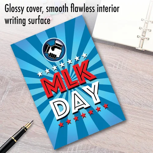 Miniatura 3 de The Best Card Company - Tarjeta de papel del día de Martin Luther King Jr. con sobre de 5 x 7 pulgadas (1 tarjeta) - Brillante y moderno día