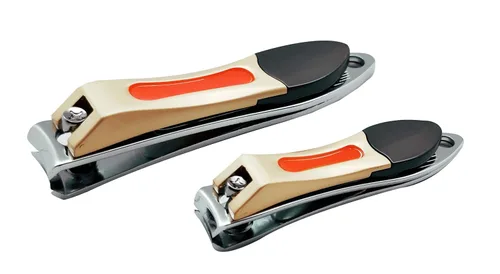 Miniatura 2 de Herramientas profesionales de manicura de acero inoxidable, regalo para mujer y hombre (Heavy Duty Nail Clipper, Plata)