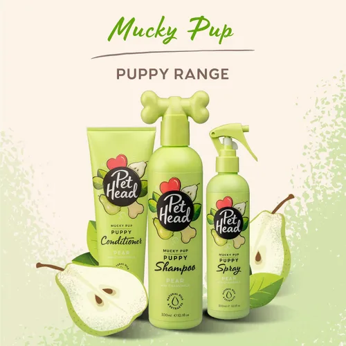 Miniatura 6 de Pet Head Mucky Pup - Acondicionador para cachorros Aroma de pera Acondicionador para cachorros a partir de 8 semanas Aseo profesional Vegano