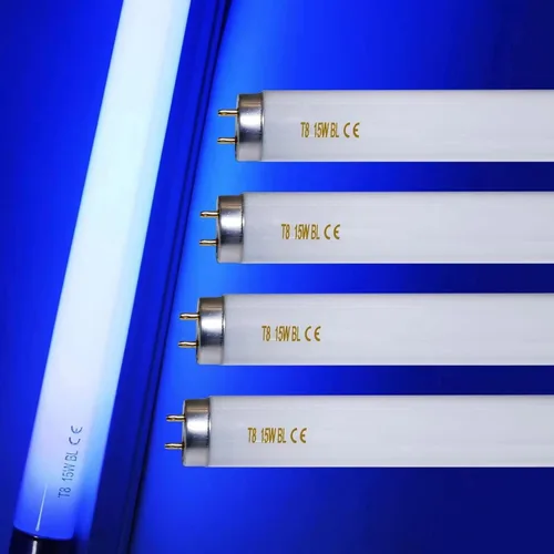 amgolibi 18 pulgadas 15 vatios U V/A bombilla negra F15T8/BL reemplazo T8 BL lámparas fluorescentes para máquina 30W 350BL 365-nm luz azul 4 unidades