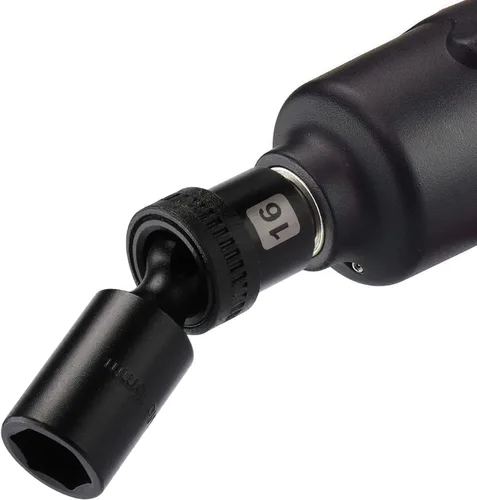 Miniatura 7 de Mayouko 10 piezas 3/8" de 10-19mm, juego de llaves vaso de impacto universal profundo, 6 puntos, métrico
