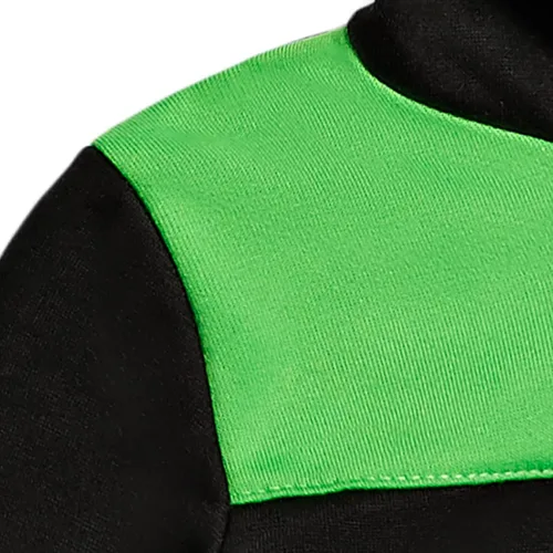 Miniatura 6 de Monster Jam Sudadera con capucha de forro polar con media cremallera, color negroverde, Verde, metálico