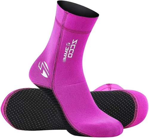 Miniatura 9 de Skyone Calcetines de neopreno para buceo, calcetines de buceo, botines de aleta para hombres y mujeres, calcetines de surf de 0.118 pulgadas