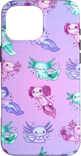 Miniatura 19 de Funda con patrón Axolotl para iPhone 12/12 Pro