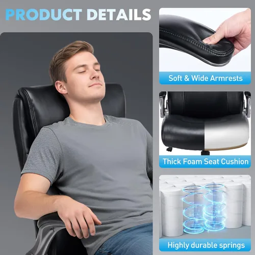 Miniatura 8 de Silla de oficina resistente con respaldo alto