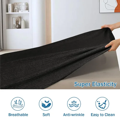 Miniatura 4 de Fundas de cojín impermeables para sofá, funda elástica lavable con diseño elástico antideslizante, protector de muebles para mascotas y niños
